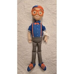 My Buddy BLIPPI 16" Talking Plush Doll Toy Says Many Phrases Toddler TV Show